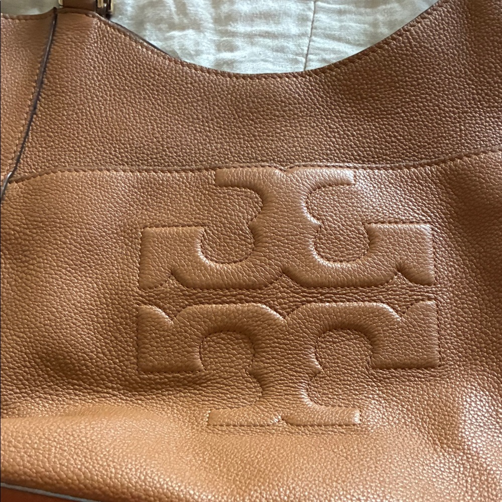 Tory Burch Tan Leather Shoulder Bag